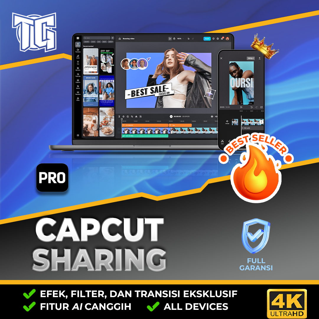 Capcut Sharing Full Garansi